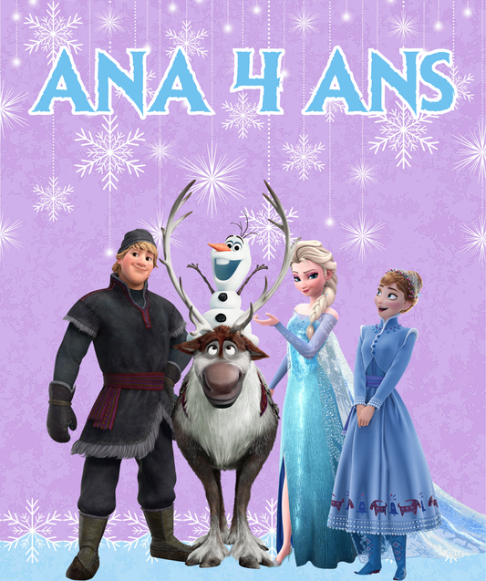 Thème La Reine des Neiges Violet