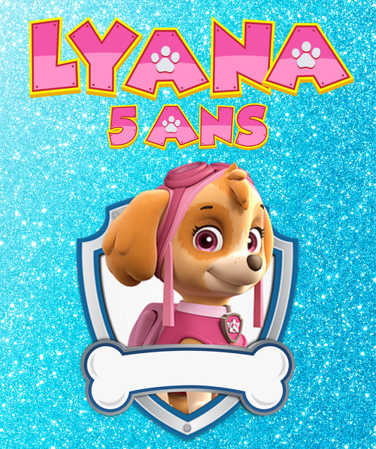 Thème Pat Patrouille - Stella Bleu