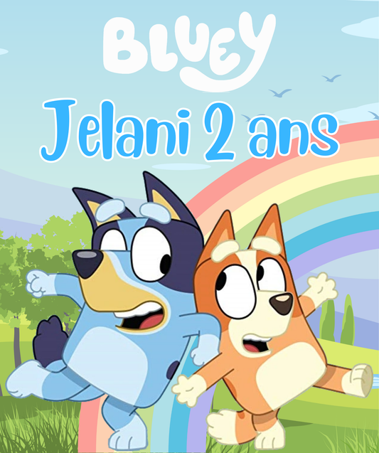 Thème Bluey - Arc-en-Ciel
