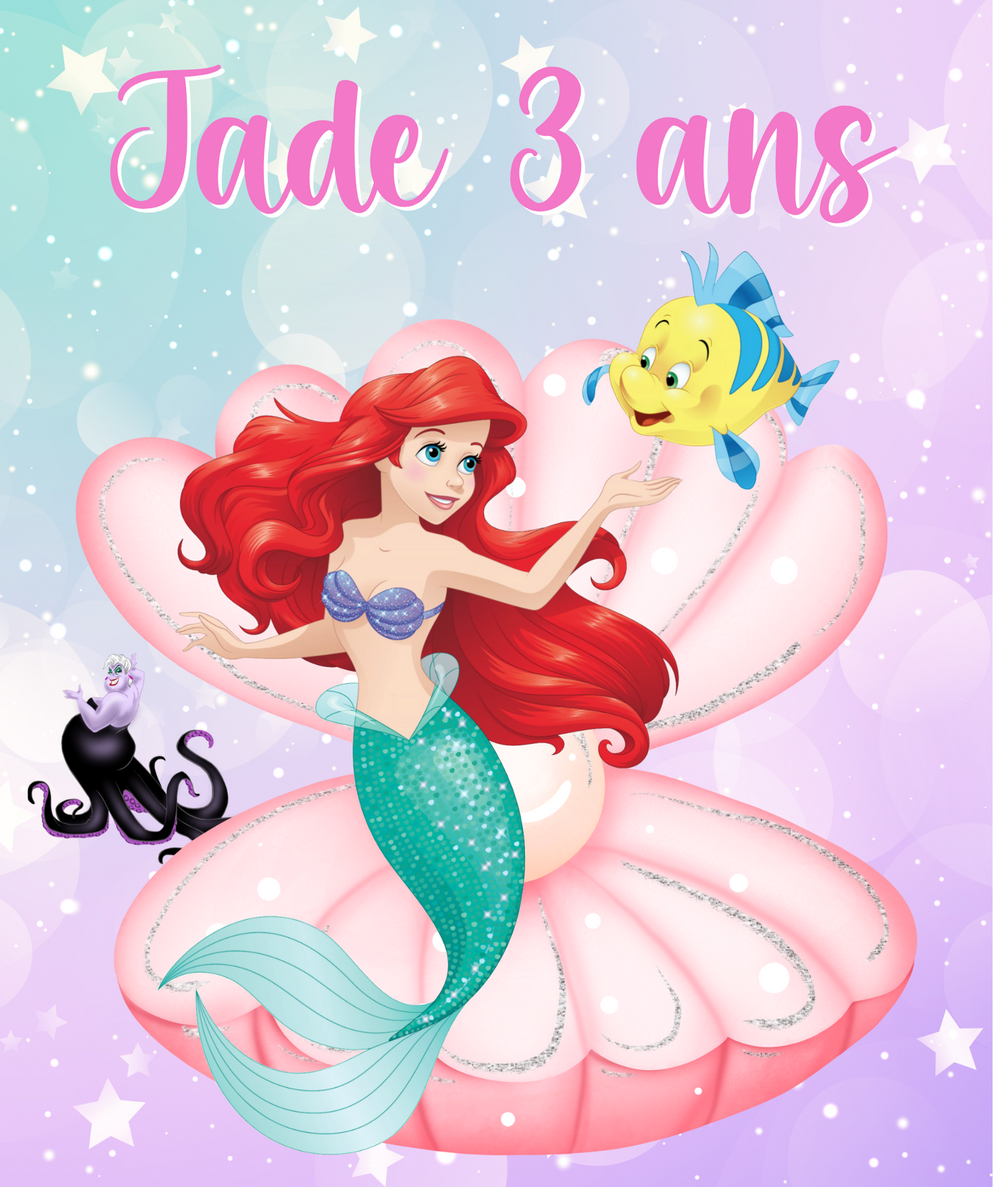 Thème Princesse Disney -  Ariel La Petite Sirène