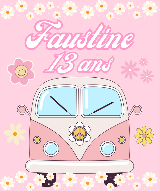 Thème Hippie Van Rose