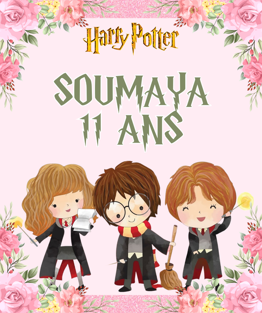 Thème Harry Potter Rose