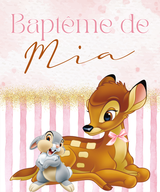 Thème Bambi Rose