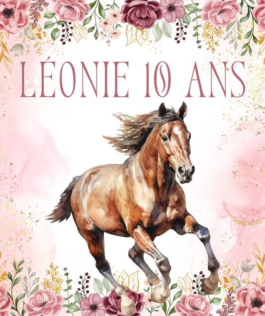 Thème Cheval & Fleurs
