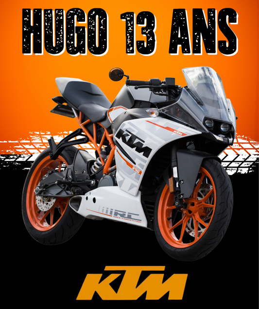 Thème Moto Noir & Orange