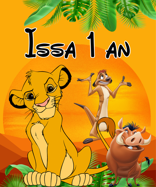 Thème Le Roi Lion-Simba et ses amis