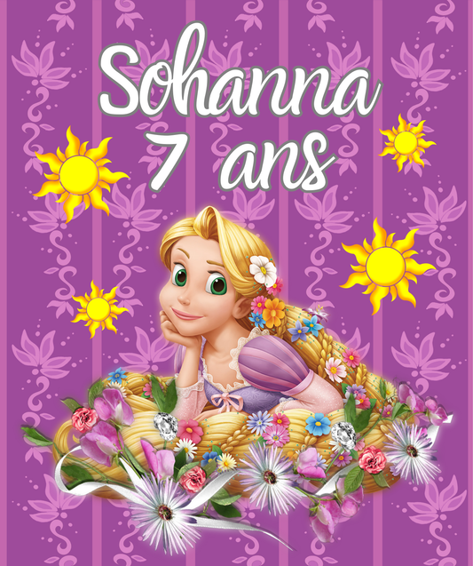 Thème Princesse Disney - Raiponce violet