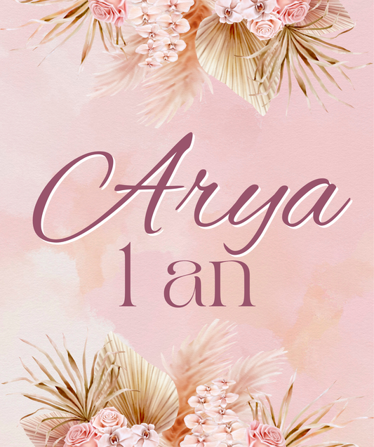 Thème Bohème  Fleurs