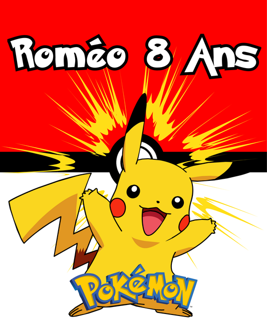 Thème Pokemon - Pikachu Rouge