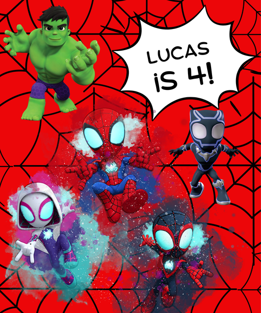 Thème Spidey et Ses Amis Rouge
