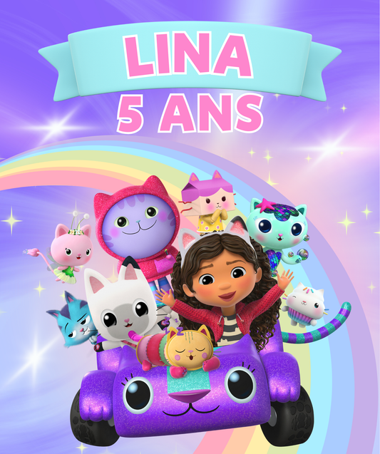 Thème Gabby et la Maison Magique Violet