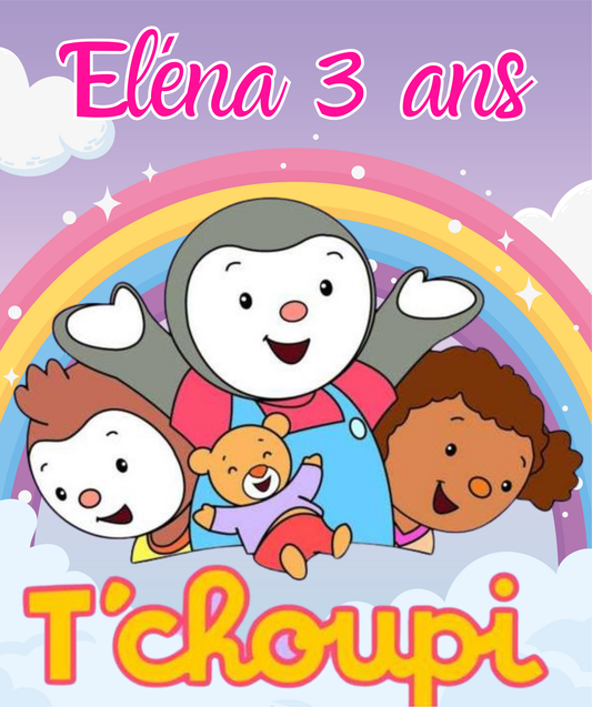 Thème T'choupi Arc-en-Ciel