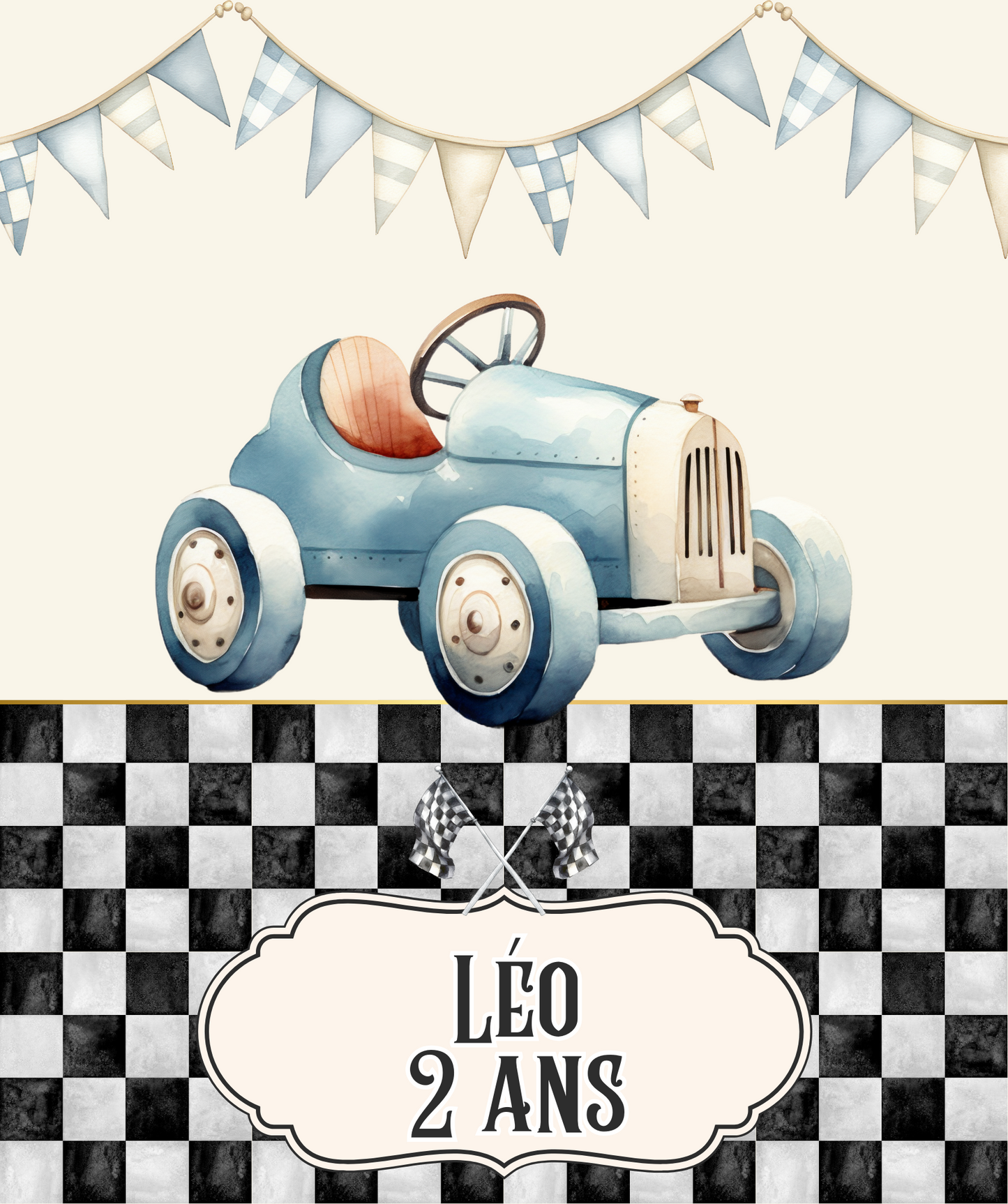 Thème Voiture Rétro Bleue 2