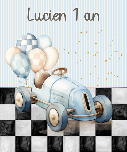 Thème Voiture Rétro Bleue 3