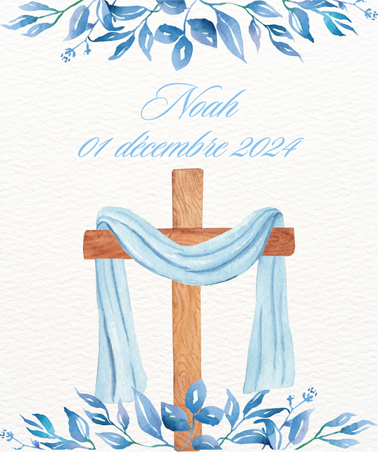 Thème Baptême Bleu