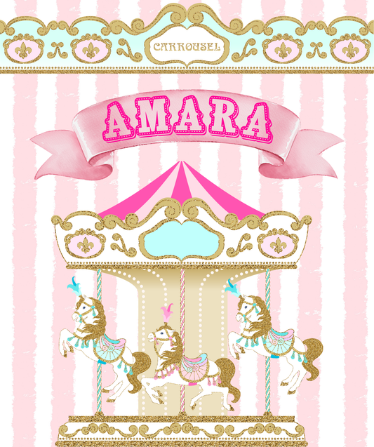 Thème Carrousel Rose