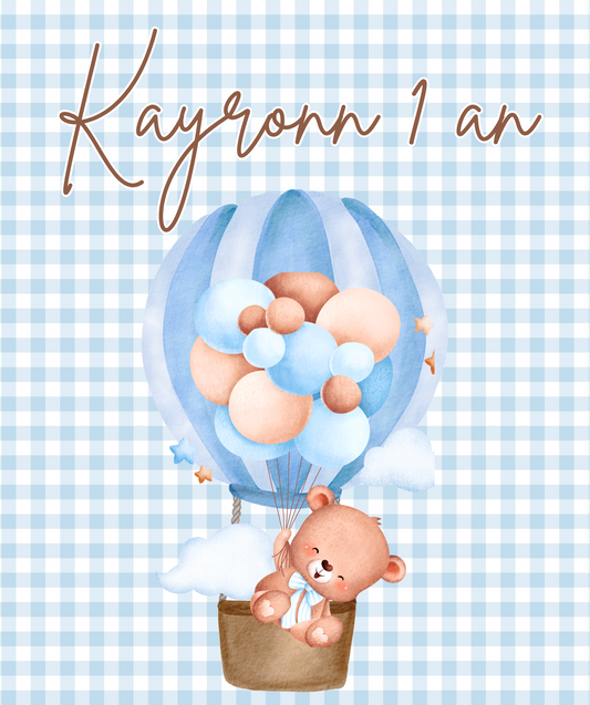 Thème Ourson Montgolfière 2