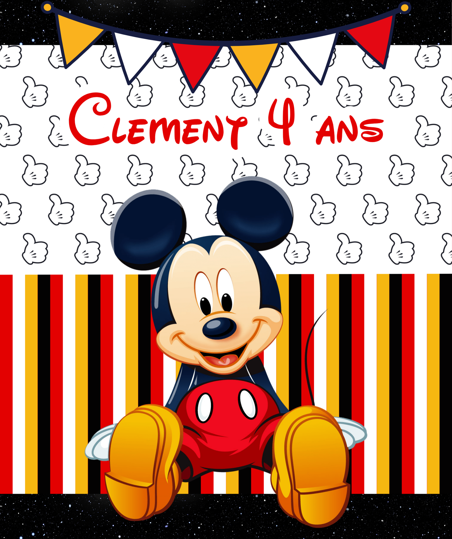 Thème Mickey Rouge & Noir