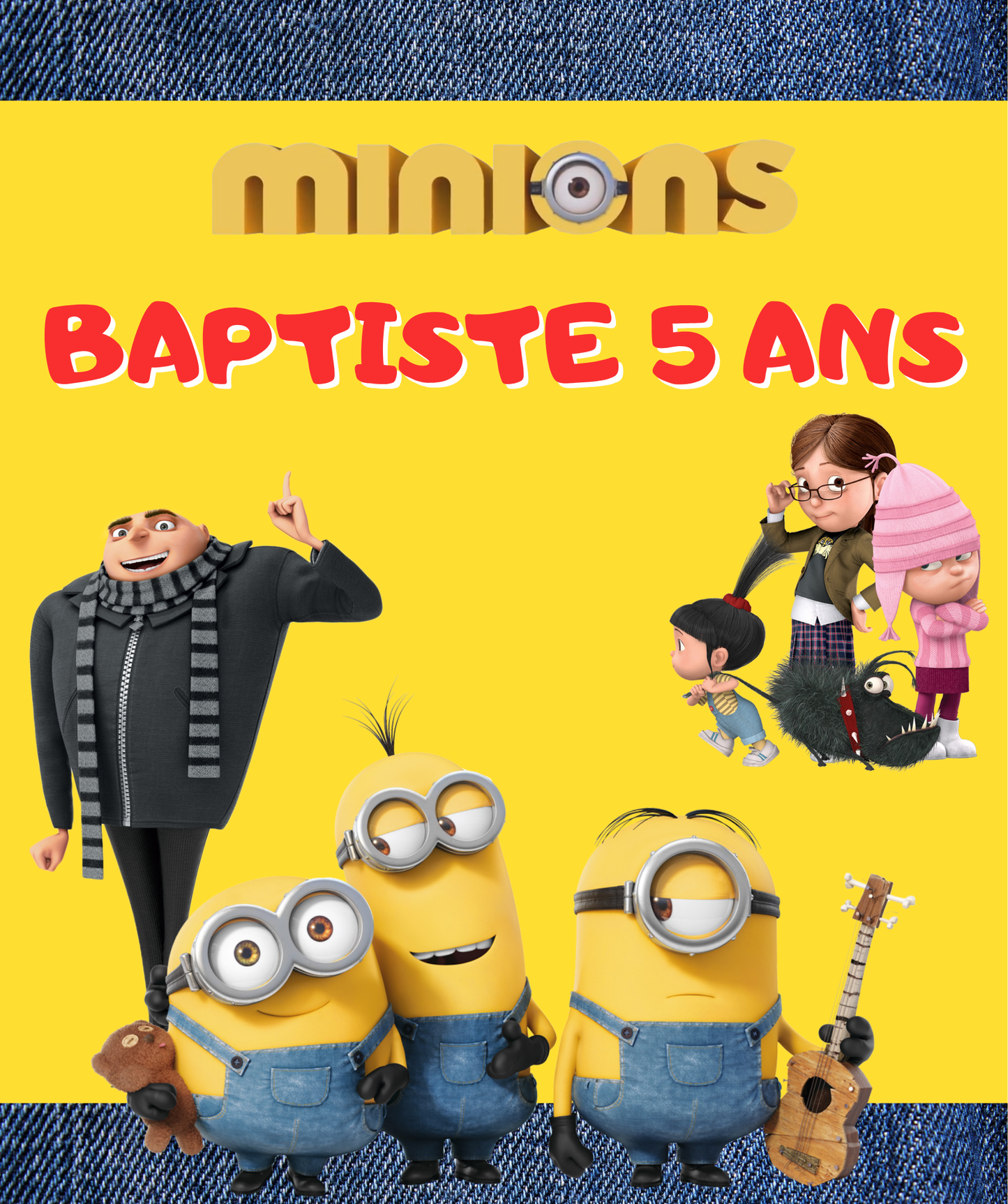Thème Minions Jaune & Blanc 2