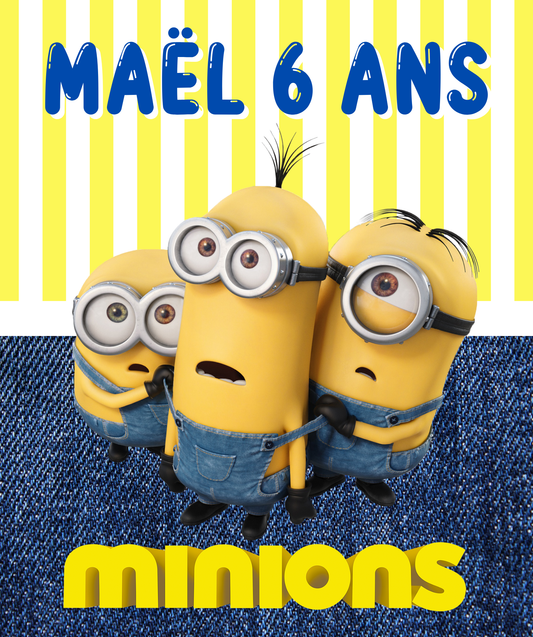 Thème Minions Jaune & Blanc