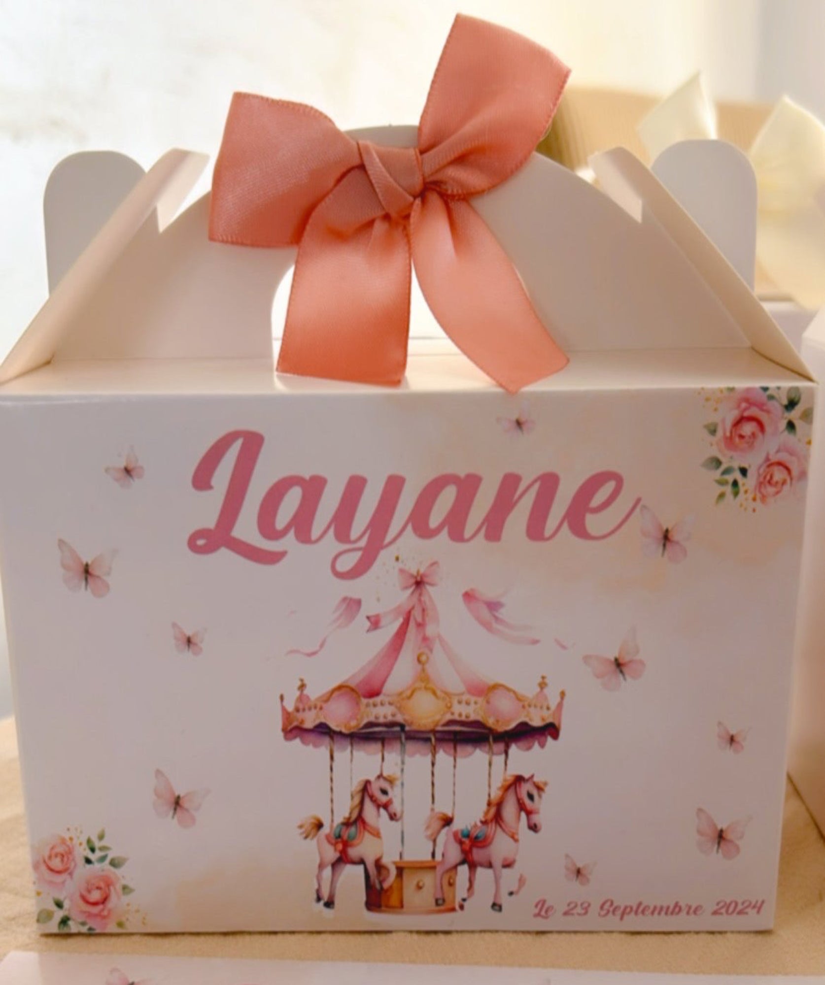 décoration personnalisée thème carrousel