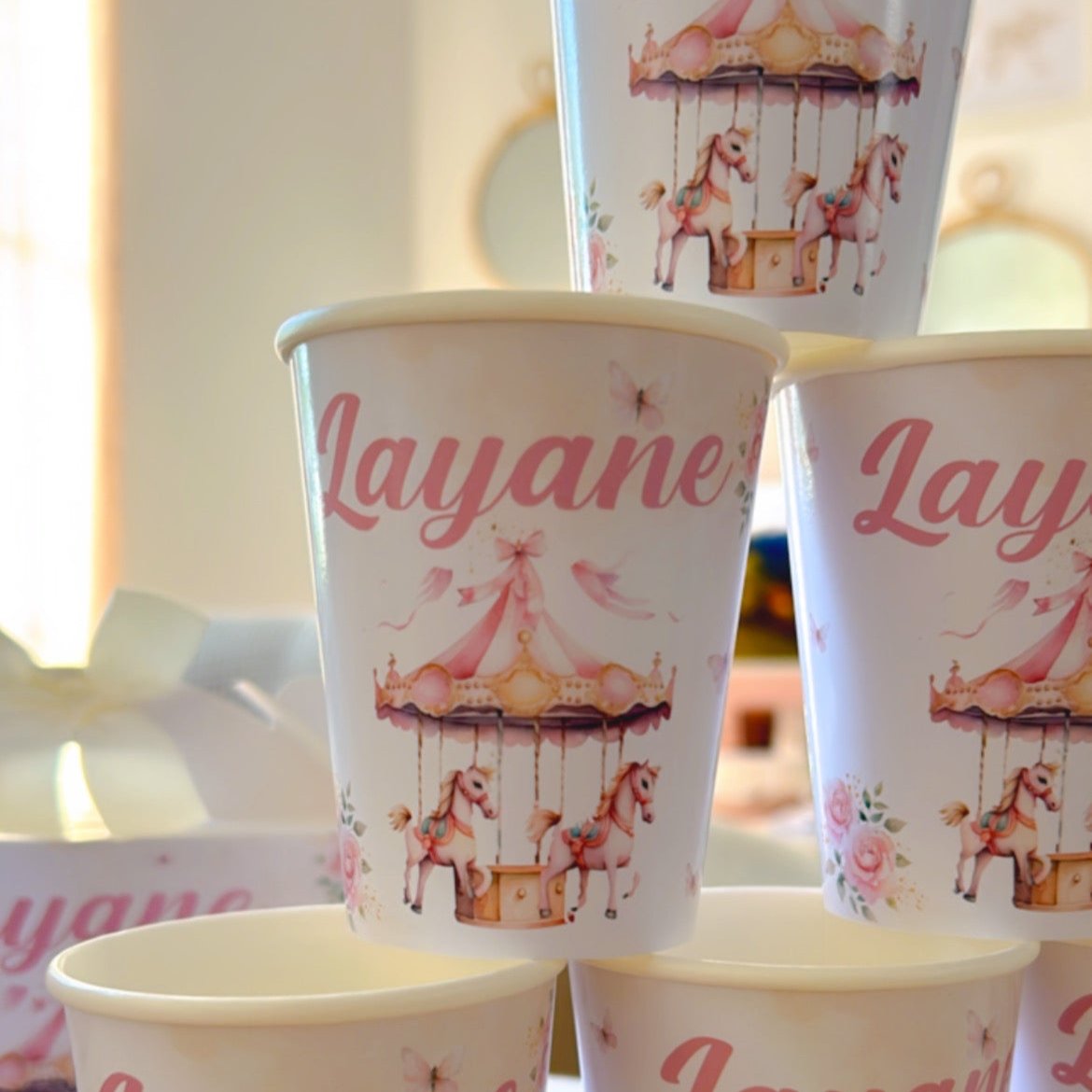 décoration personnalisée  thème carrousel