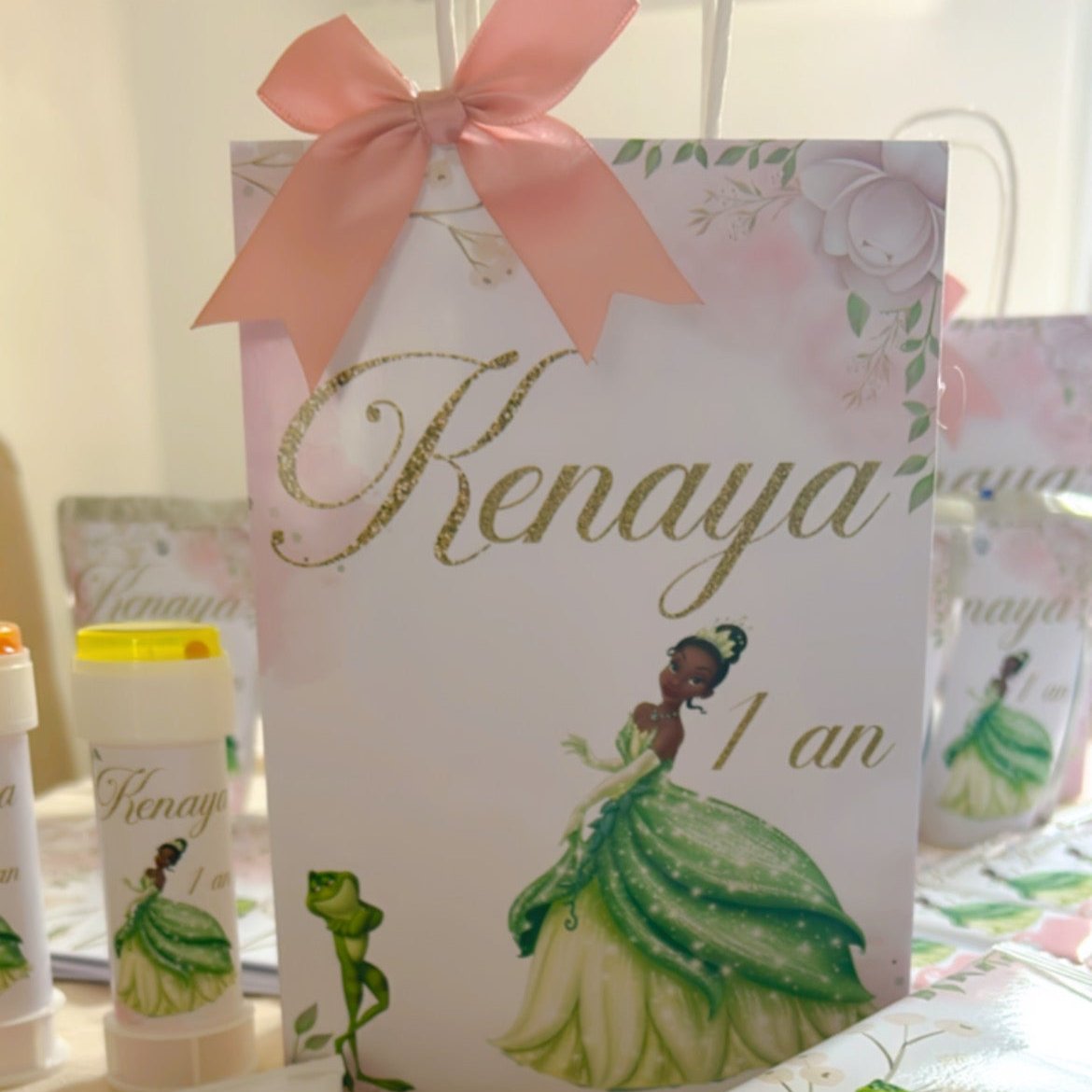 Thème Princesse Disney - Tiana La Princesse et la Grenouille Rose