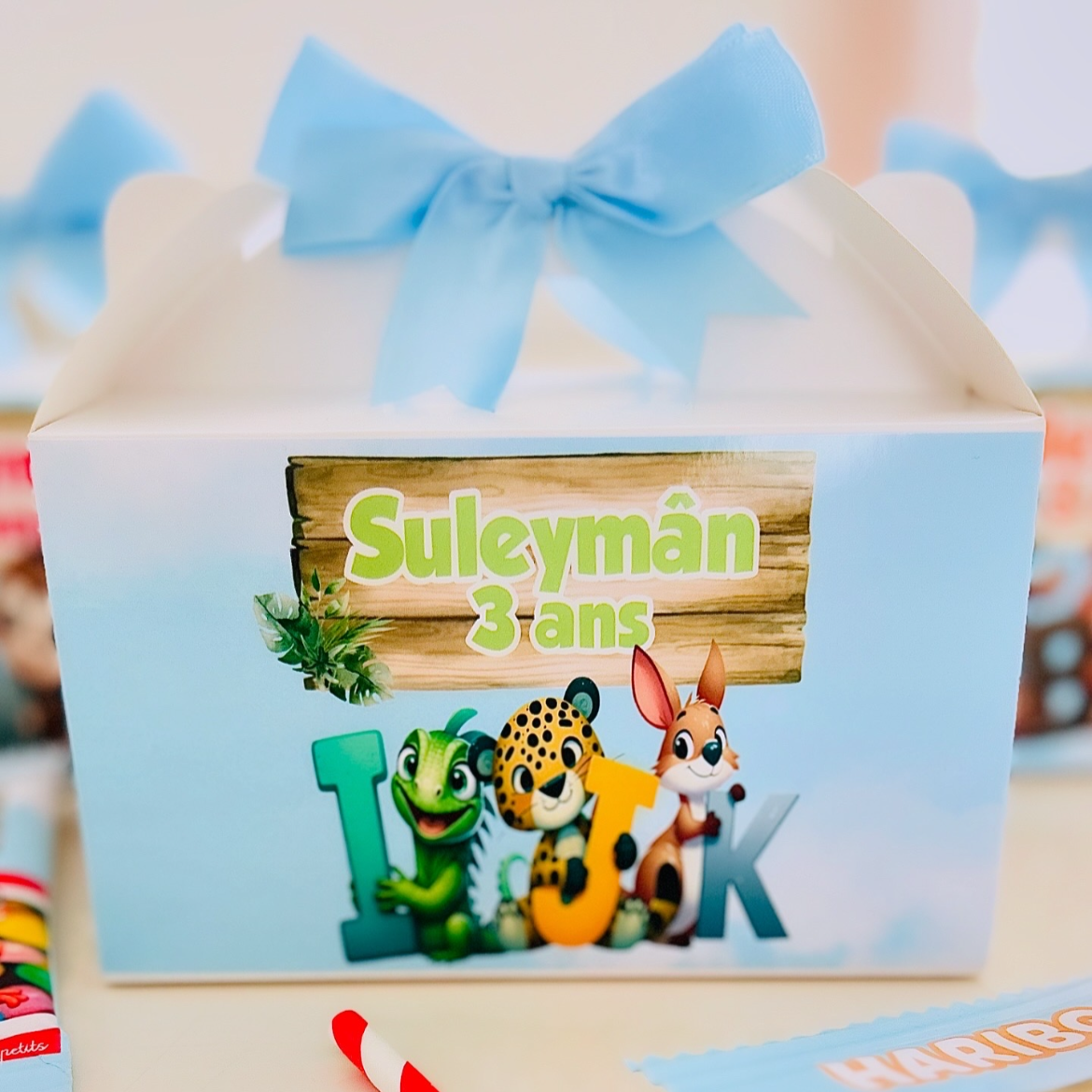 décoration personnalisée thème animaux de la jungle