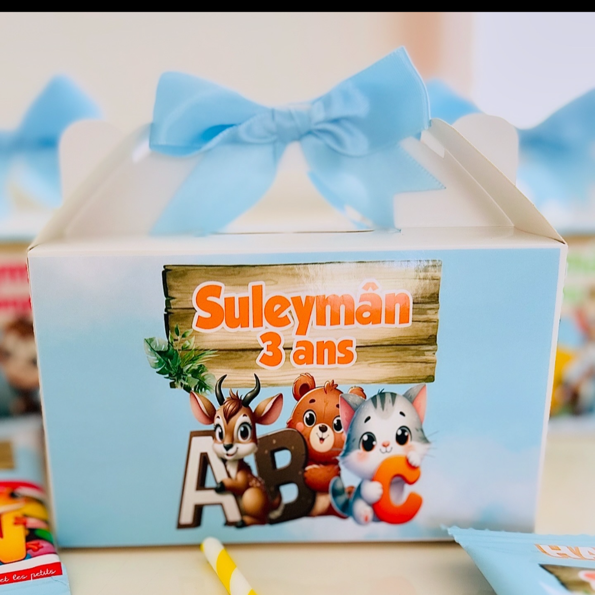 décoration personnalisée thème animaux de la jungle