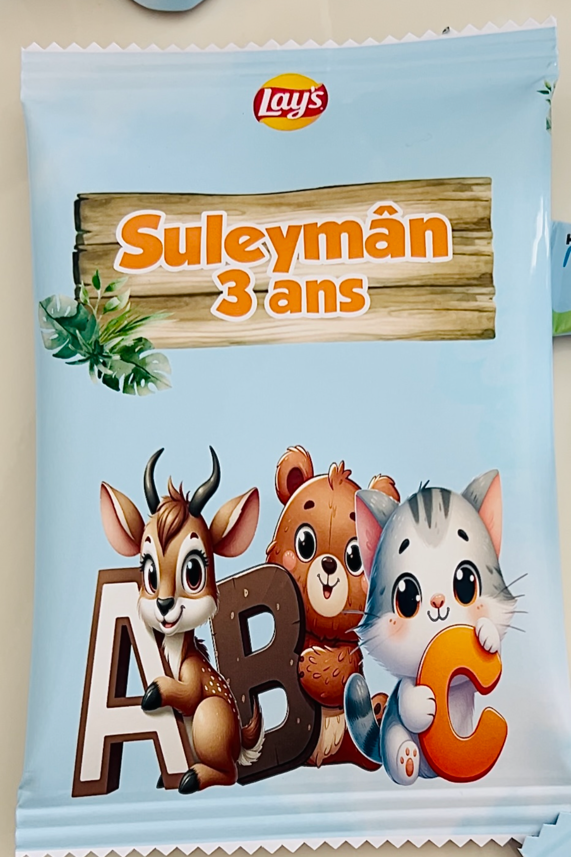 décoration personnalisée thème animaux de la jungle