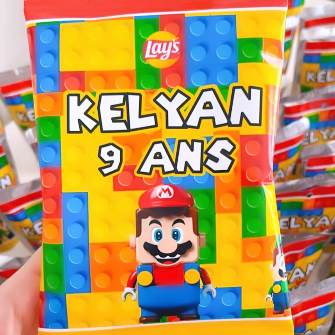 décoration personnalisée sur le thème Mario