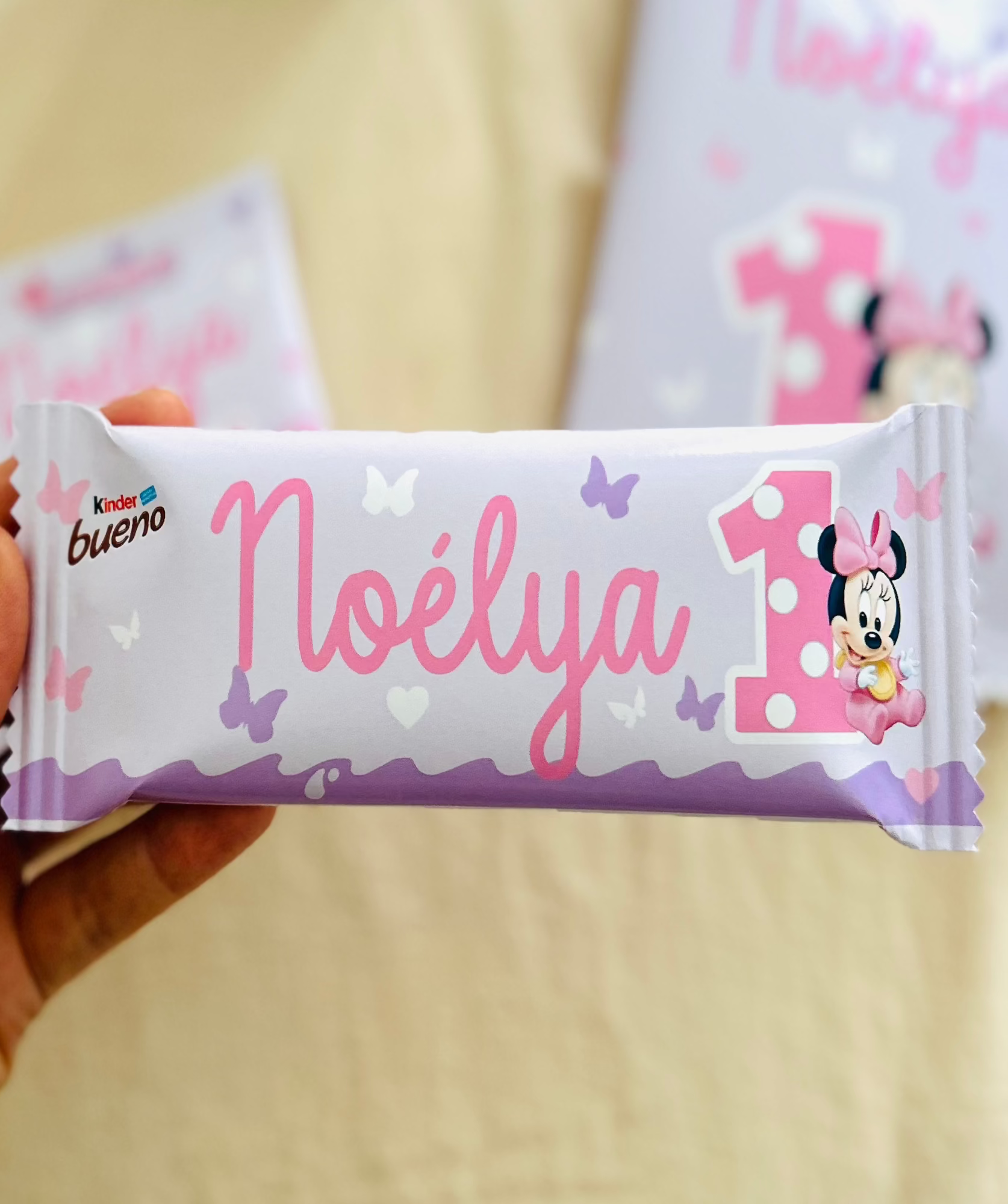 decoration anniversaire thème minnie -papeterie personnalisée