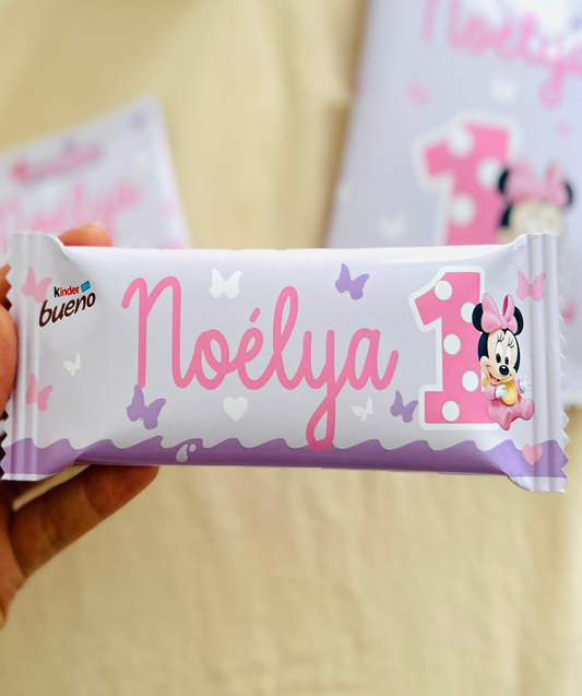 decoration anniversaire thème minnie -papeterie personnalisée