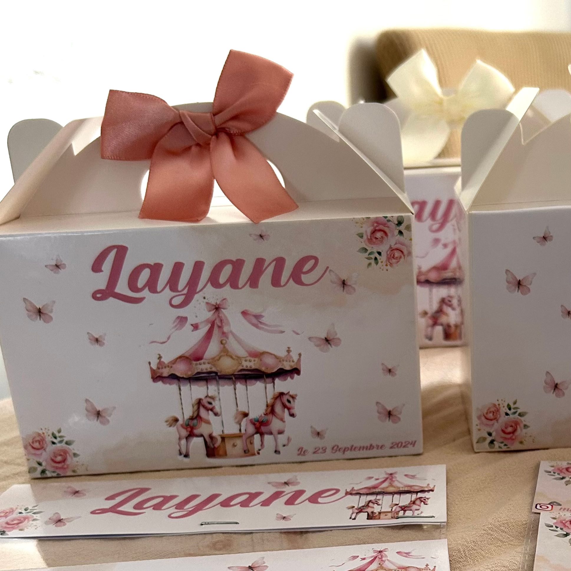 décoration personnalisée  thème carrousel