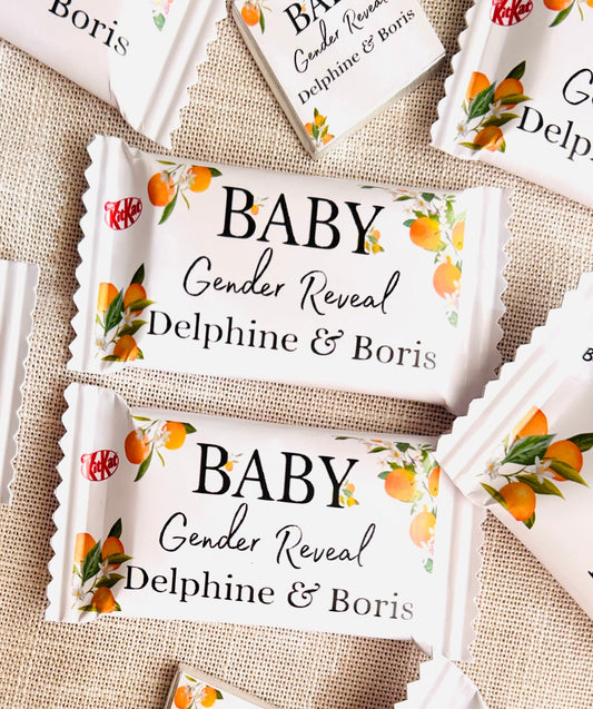 Thème Gender Reveal Agrume