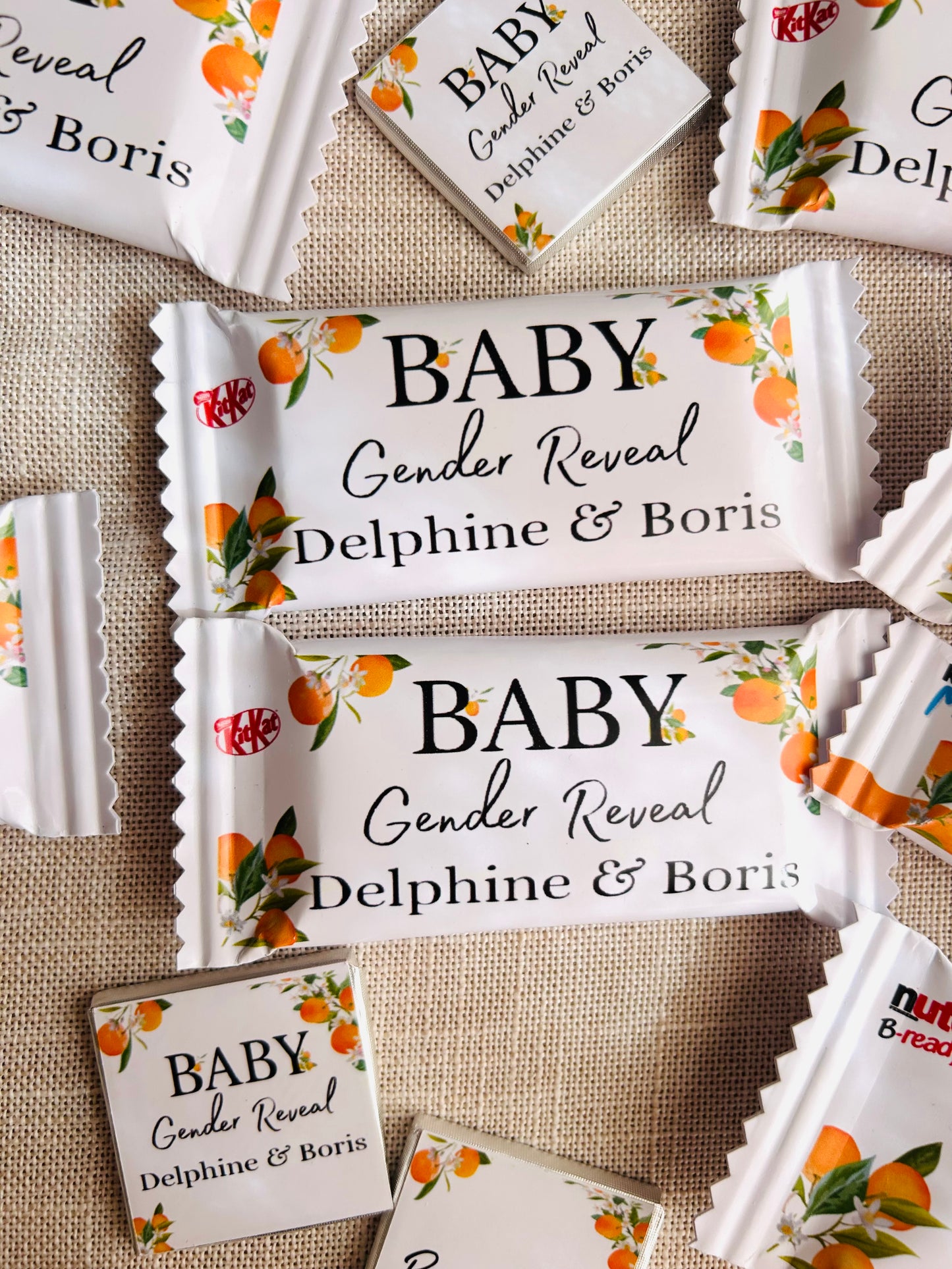 Thème Baby Shower Orange