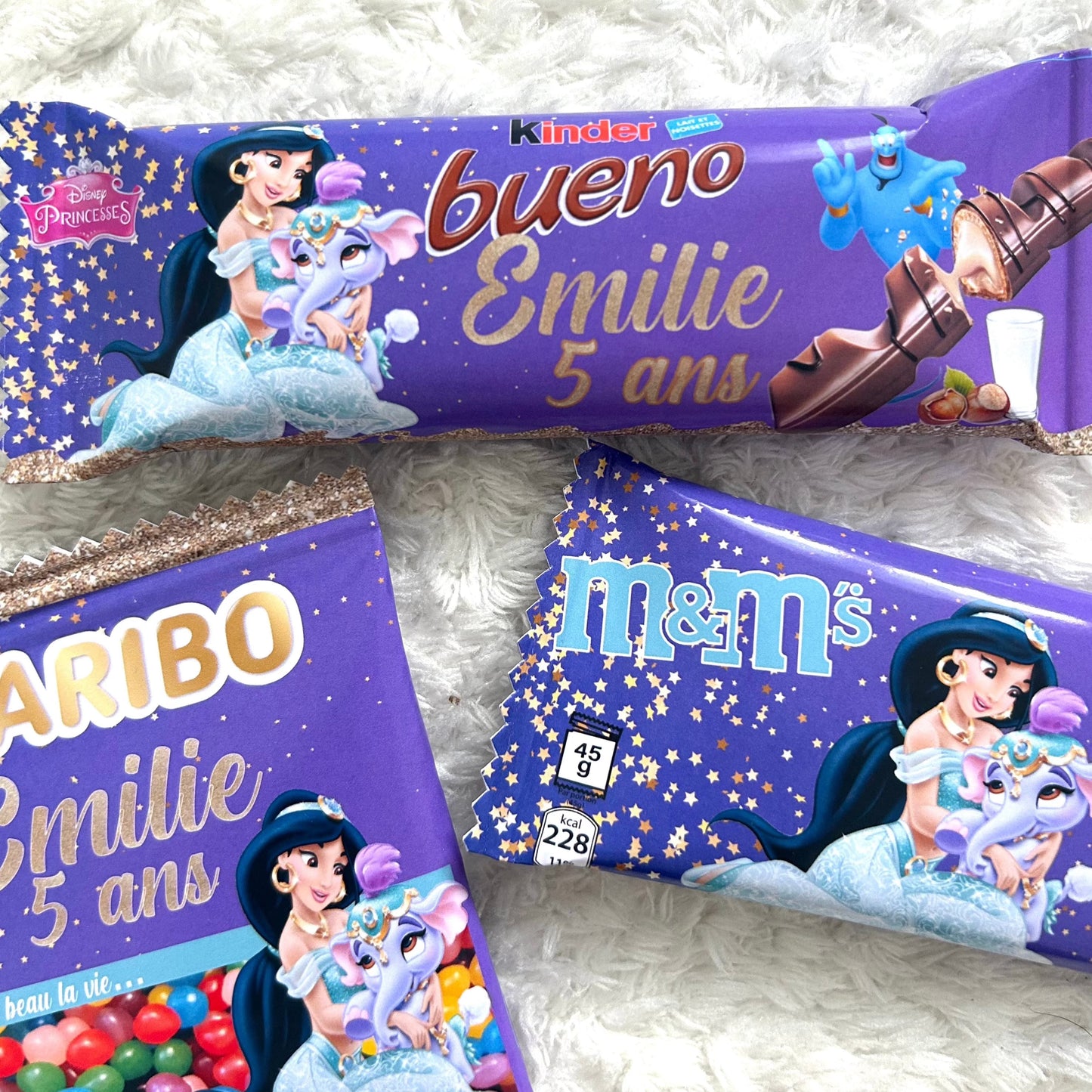 Etiquette Personnalisée pour Kinder Bueno