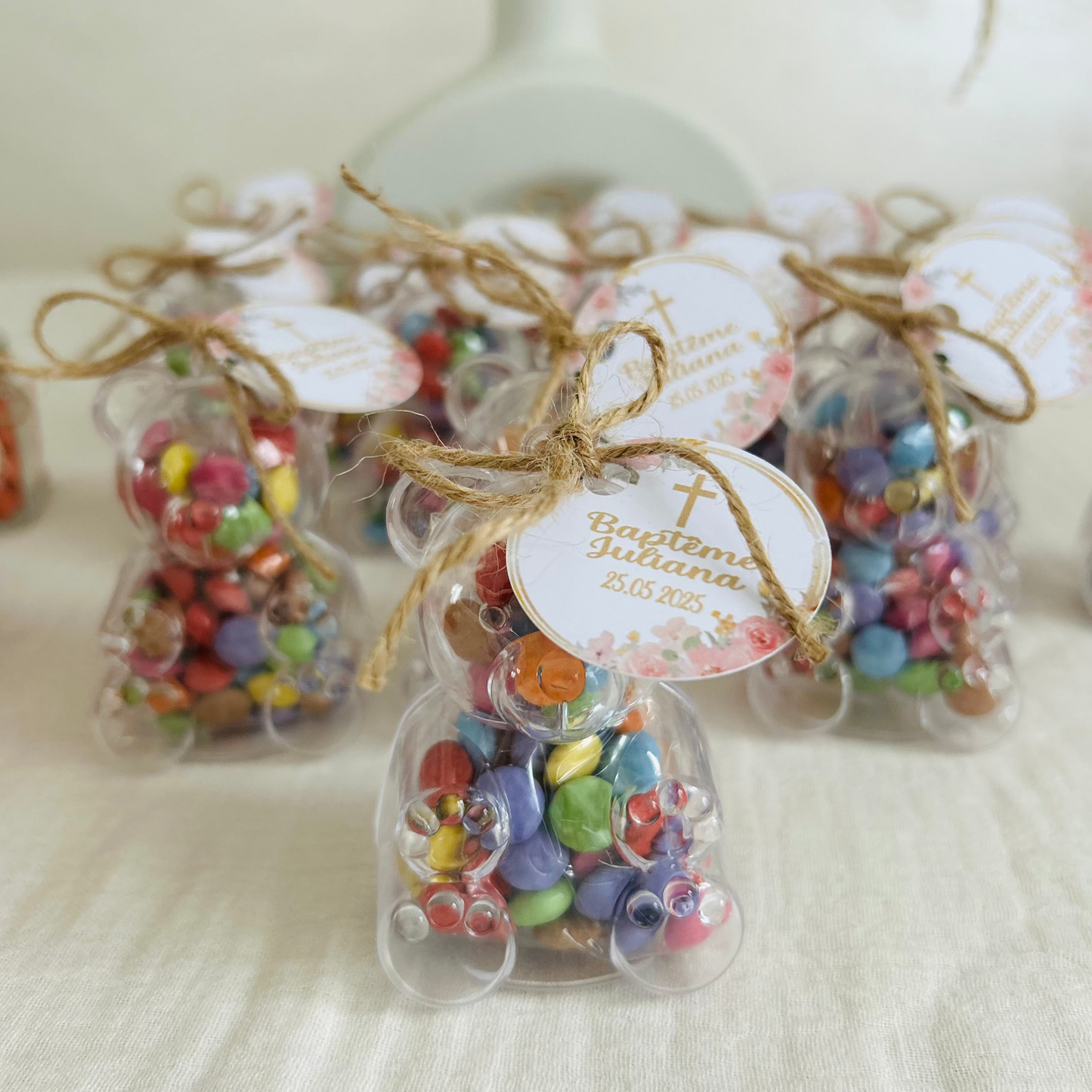 Boîte Ourson Garnie de Smarties