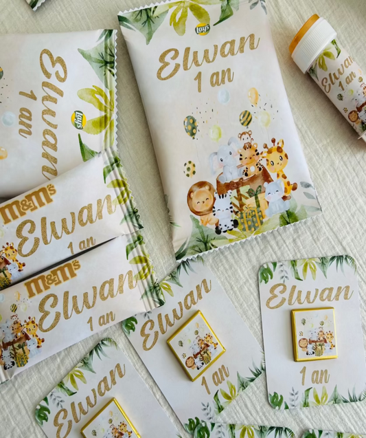 Carte Chocolat Remerciements Personnalisée