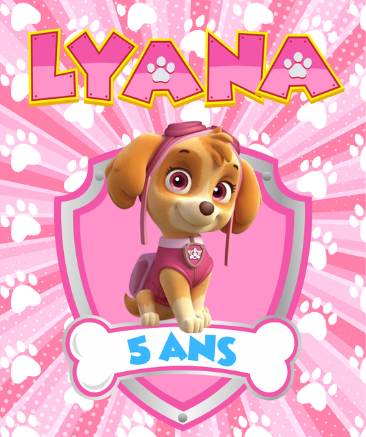 Thème Pat Patrouille - Stella Rose