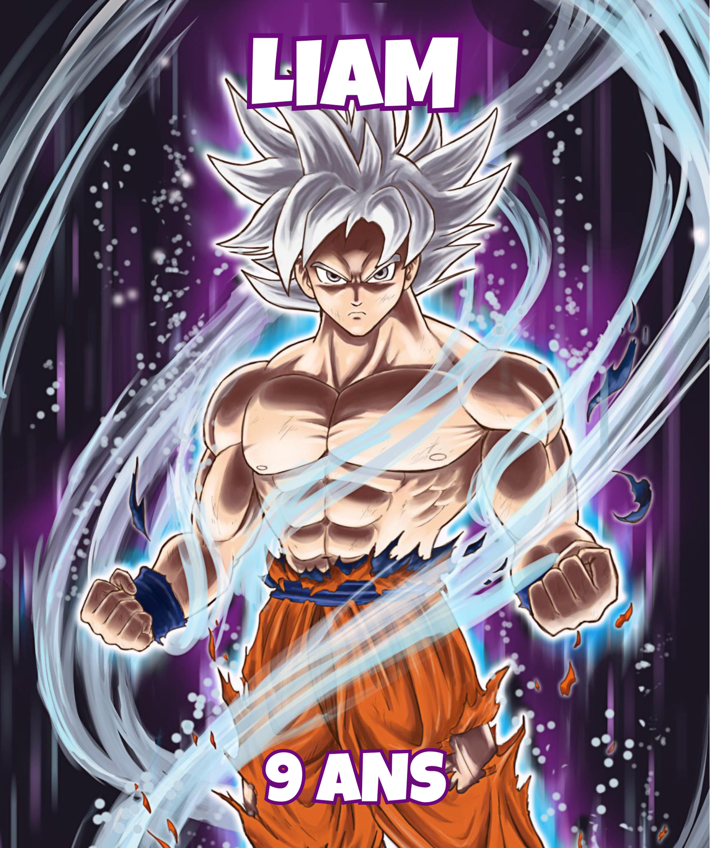 Thème Dragon Ball Z - Super Saiyan Bleu Violet