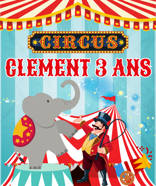Thème Cirque Bleu