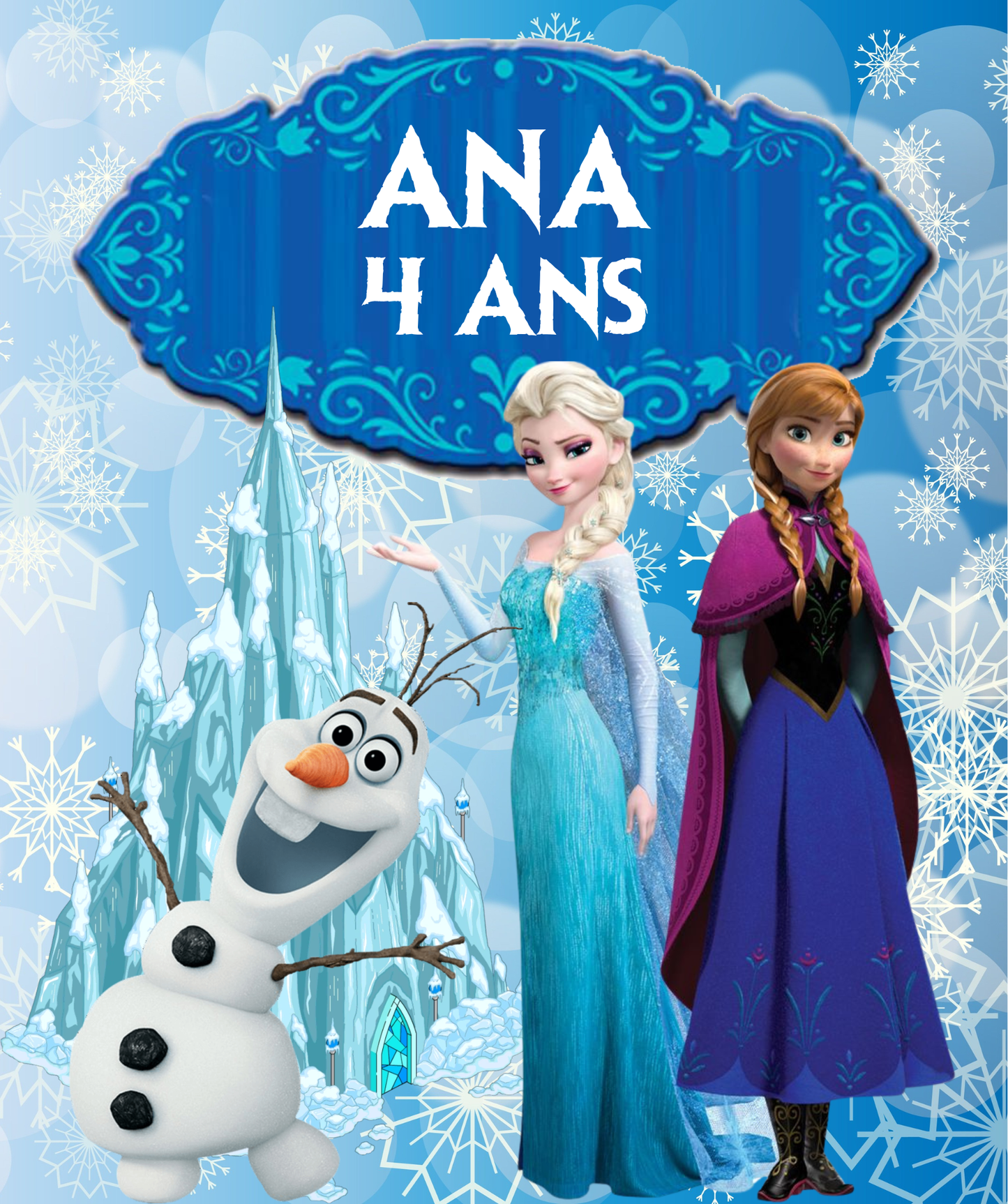 Thème La Reine Des Neiges-Elsa & Anna