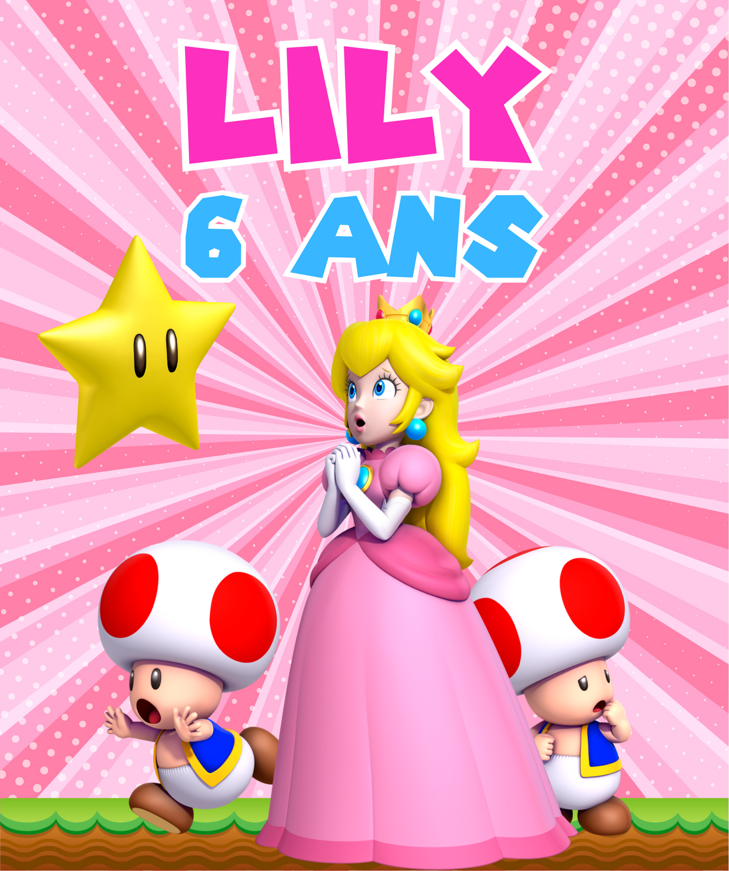 Thème Super Mario - Peach Rose