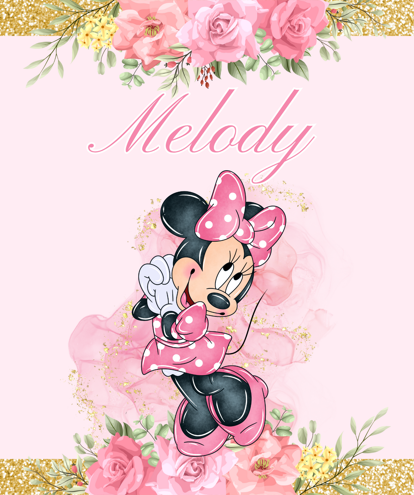 Thème Minnie Rose & Or