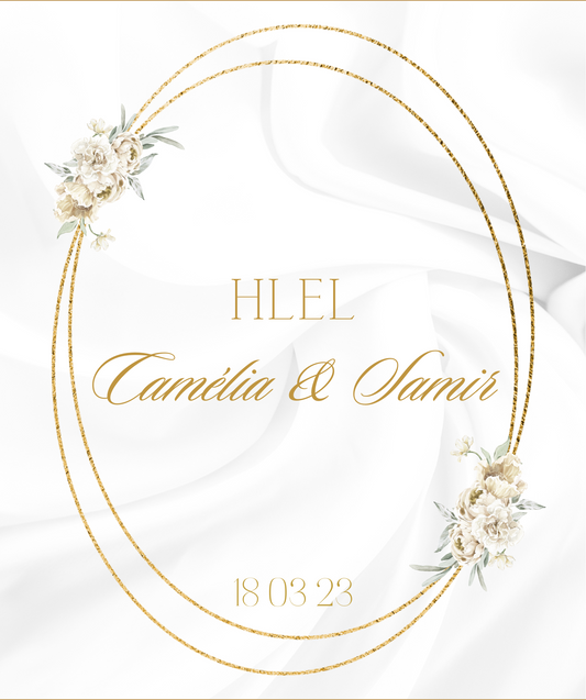 Thème Fiancailles  Blanc & Or