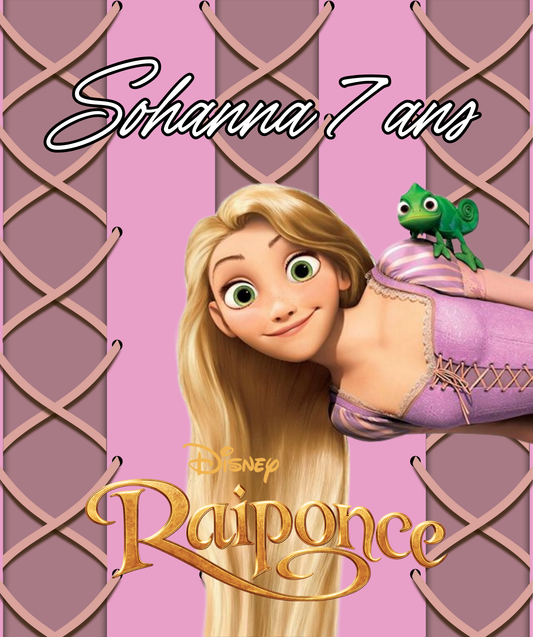 Thème Princesse Disney -  Raiponce Rose