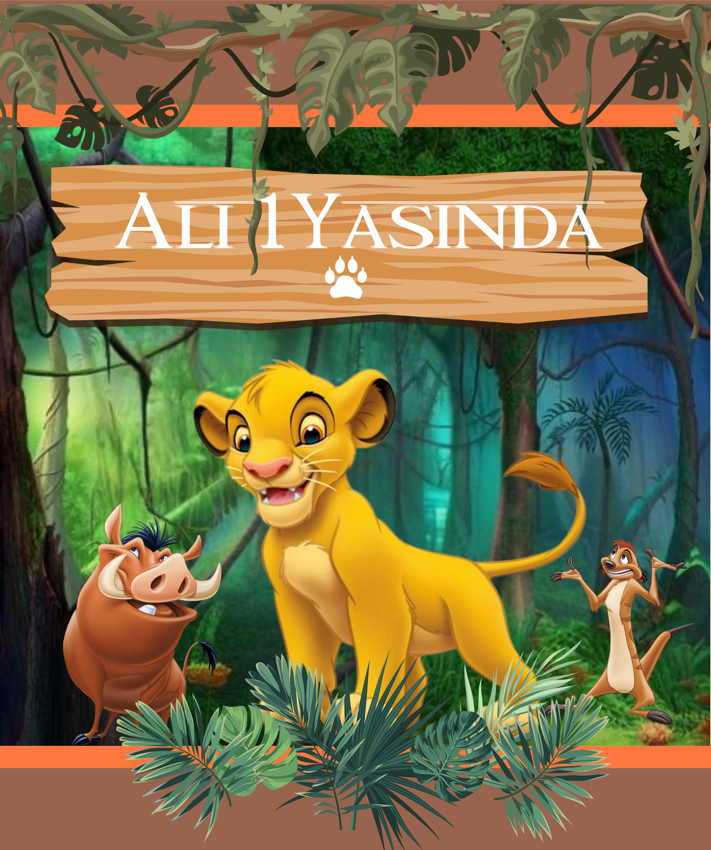 Thème Le Roi Lion-  Simba & ses amis