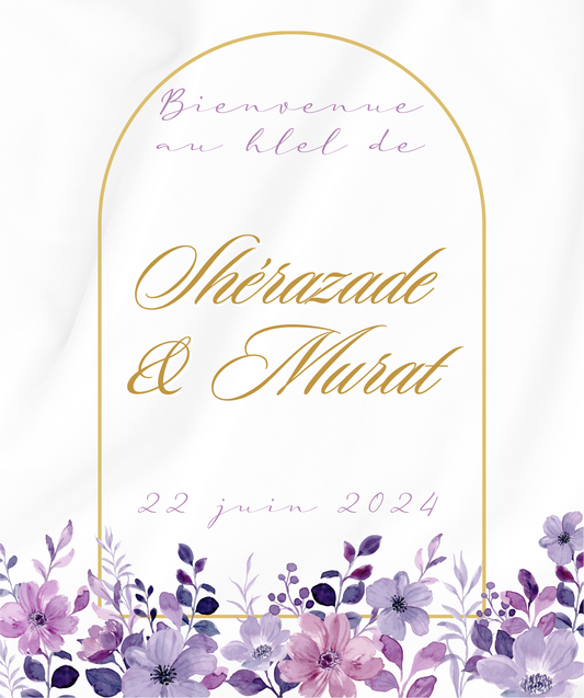 Thème Fiancailles  Blanc & Fleurs