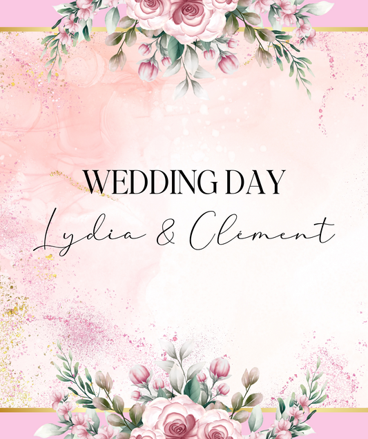 Thème Mariage Rose & fleurs